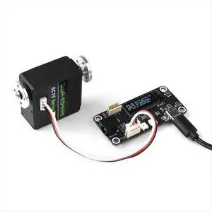 Servo Driver Expansion Board with OLED Display Built-in and Bluetooth for SC15/ST3215 Servo Servo Driver Expansion Board with OLED Display Built-in and Bluetooth for SC15/ST3215 Servo