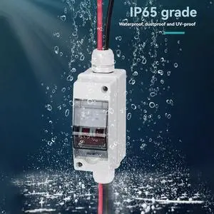 Solar Disconnect Switch Photovoltaic PV Combiner Box 400V DC Circuit Breaker IP65 Waterproof 16A Solar Disconnect Switch Photovoltaic PV Combiner Box 400V DC Circuit Breaker IP65 Waterproof 16A