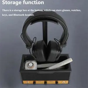 Multifunctional Headphone Stand with Storage, Wide Curved Gaming Headset Holder for Desk,Stable Headphone Display Multifunctional Headphone Stand with Storage, Wide Curved Gaming Headset Holder for Desk,Stable Headphone Display