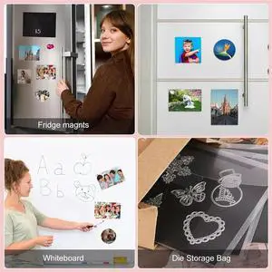 Printable Magnetic Sheets, 8.5x 11inch, 10Pack Glossy Magnet Printer Paper for Inkjet, Magnetic Printer Paper for Fridge Printable Magnetic Sheets, 8.5x 11inch, 10Pack Glossy Magnet Printer Paper for Inkjet, Magnetic Printer Paper for Fridge