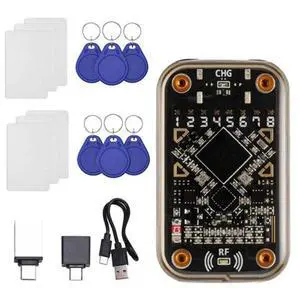 Chameleon Ultra RFID Smart Chip Reader +6XCUID Keychain/UID Card Contactless Smart Card Emulator 125K 13.56M Decode Chameleon Ultra RFID Smart Chip Reader +6XCUID Keychain/UID Card Contactless Smart Card Emulator 125K 13.56M Decode