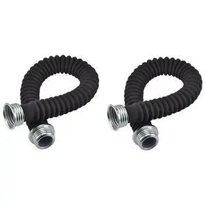 IDUD 2PCS 40Mm Respirator Hose Tube Pipe Assembly Black 20 Inch IDUD 2PCS 40Mm Respirator Hose Tube Pipe Assembly Black 20 Inch
