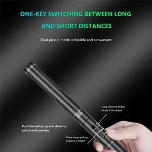 Professional Condenser Microphone Interview Recording Vlog Live Mic for // /DSLR Camera Camcorder-280X22mm Professional Condenser Microphone Interview Recording Vlog Live Mic for // /DSLR Camera Camcorder-280X22mm