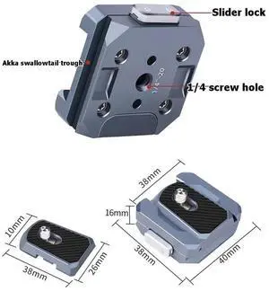 Arca Quick Release Plate Clip Tripod Aluminum Alloy Quick Release Plate DSLR Camera Quick Conversion Adaptation Arca Quick Release Plate Clip Tripod Aluminum Alloy Quick Release Plate DSLR Camera Quick Conversion Adaptation