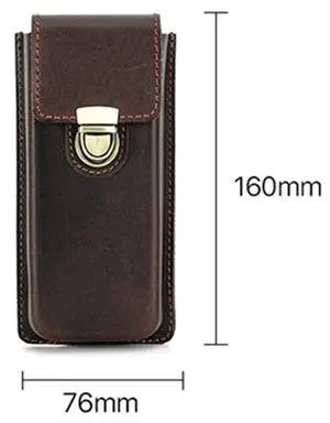 Handmade Genuine-Leather Fountain Pen Case Fountain Pencil Organizer Office School Stationery Supplies 3 Slots Handmade Genuine-Leather Fountain Pen Case Fountain Pencil Organizer Office School Stationery Supplies 3 Slots