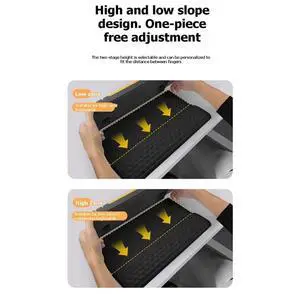 Wrist Rest with Keyboard Stand Computer Wrist Support Pad Ergonomic Keyboard Riser Holder Lifter Tray for Home A Wrist Rest with Keyboard Stand Computer Wrist Support Pad Ergonomic Keyboard Riser Holder Lifter Tray for Home A
