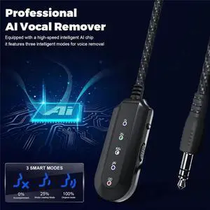 AI Vocal Remover , Real Time Voice Elimination Device, Karaoke Vocal Remover for Singing Practice AI Vocal Remover , Real Time Voice Elimination Device, Karaoke Vocal Remover for Singing Practice