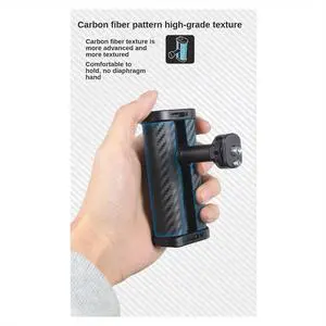 Mini Side Handle Handgrip with Dual 1/4 Mount for Mirrorless Digital Camera DSLR Camera Cage Built-in Wrench Mini Side Handle Handgrip with Dual 1/4 Mount for Mirrorless Digital Camera DSLR Camera Cage Built-in Wrench