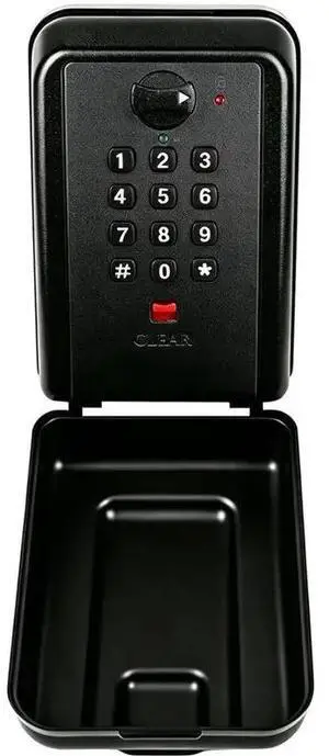 Weatherproof Wall-Mounted Key Lock Box, 12 Digit Combination Lock Box For Keys With Code, Large Capacity Outdoor Lockbox Weatherproof Wall-Mounted Key Lock Box, 12 Digit Combination Lock Box For Keys With Code, Large Capacity Outdoor Lockbox