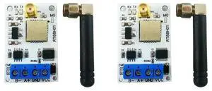 2X RT88H01 433M RT88H01 Transmitter And Receiver Module VHF/UHF Radio Modem RS485 Lora GFSK 22DBM 2X RT88H01 433M RT88H01 Transmitter And Receiver Module VHF/UHF Radio Modem RS485 Lora GFSK 22DBM