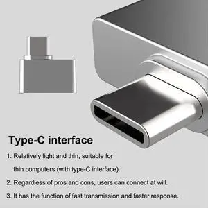 Mini USB Fingerprint Reader for 7/10/11 Type-C Biometric Laptop PC Fingerprint Unlock Module Mini USB Fingerprint Reader for 7/10/11 Type-C Biometric Laptop PC Fingerprint Unlock Module