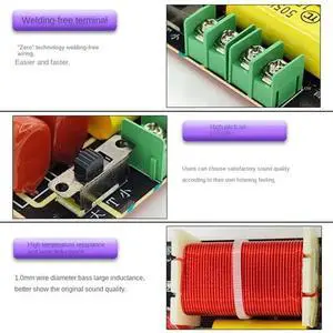2Pcs -250 250W 2 Way Frequency Divider Tweeter Crossover Filter DIY Speaker Filter Circuit Home Sound Theater 2Pcs -250 250W 2 Way Frequency Divider Tweeter Crossover Filter DIY Speaker Filter Circuit Home Sound Theater