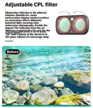 Lens Filter for Luna Ultra Magnetic Quick-Swap CPL+VND-ND2-32 Filters HD Optical Glass Balance Color Lens Filter for Luna Ultra Magnetic Quick-Swap CPL+VND-ND2-32 Filters HD Optical Glass Balance Color