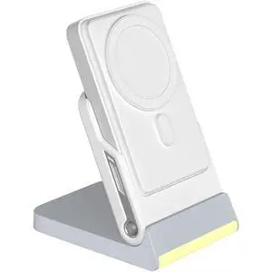 Magnetic Charging Charging Power Stand 5-In-1 Folding Design Works For 16 Pro And Watch Ultra 8 White Magnetic Charging Charging Power Stand 5-In-1 Folding Design Works For 16 Pro And Watch Ultra 8 White