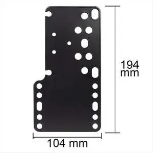 Black Metal SIM Racing Game USB Handbrake Holder Fixed Bracket for Hand Brake Black Metal SIM Racing Game USB Handbrake Holder Fixed Bracket for Hand Brake