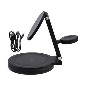 Foldable 3In1 Charging Station 360° Rotation, Magnetic 15W For 12-17,For Watch& For Foldable 3In1 Charging Station 360° Rotation, Magnetic 15W For 12-17,For Watch& For