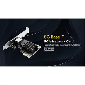 5Gbps PCIE Network Card Ethernet Adapter RTL8126 Chip Supports Wake on LAN & PXE Boot for Win10/11 5Gbps PCIE Network Card Ethernet Adapter RTL8126 Chip Supports Wake on LAN & PXE Boot for Win10/11