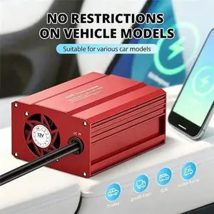 DC12V to AC 220V 50HZ Modified Wave Inverter Solar Car Power 400W Voltage Converter TYPE-C USB EU DC12V to AC 220V 50HZ Modified Wave Inverter Solar Car Power 400W Voltage Converter TYPE-C USB EU