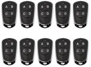 Cloner 433Mhz 10PCS 4CH Remote Control Rolling Code For Electric Gate Garage Door Cloner 433Mhz 10PCS 4CH Remote Control Rolling Code For Electric Gate Garage Door