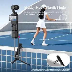 MA66 Magnetic Quick Release Tripod for Pocket 3 Foldable Selfie Stick Handle Tripod with Hidden Hook for Travel MA66 Magnetic Quick Release Tripod for Pocket 3 Foldable Selfie Stick Handle Tripod with Hidden Hook for Travel