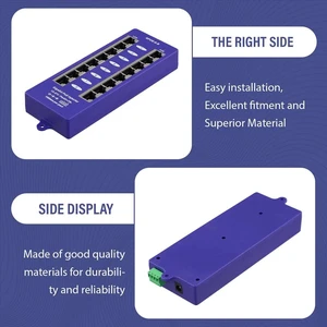 802.3af Mid-Span PoE Injector Mode B(4/5+,7/8-) Passive Gigabit 8 Port PoE Injector for UBNT CCTV Network 802.3af Mid-Span PoE Injector Mode B(4/5+,7/8-) Passive Gigabit 8 Port PoE Injector for UBNT CCTV Network