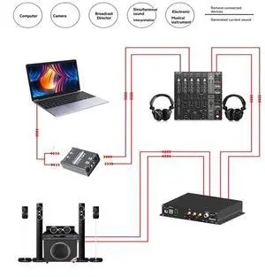 2-Way Audio Isolator Audio Current Noise Eliminator XLR 6.5 Lotus Isolator Mixer Live Broadcast 2-Way Audio Isolator Audio Current Noise Eliminator XLR 6.5 Lotus Isolator Mixer Live Broadcast