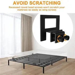 Non Slip Mattress Gaskets for Bed Frame, 6 Pcs Mattress Holder in Place Gripper, Anti-Slip Baffle Fit for Metal Non Slip Mattress Gaskets for Bed Frame, 6 Pcs Mattress Holder in Place Gripper, Anti-Slip Baffle Fit for Metal