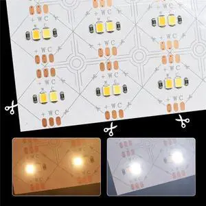 Flexible LED Sheets 490x245mm DC24V 484LED 28W Panel Lights for Marble Countertop Advertising Backlight Double Color Flexible LED Sheets 490x245mm DC24V 484LED 28W Panel Lights for Marble Countertop Advertising Backlight Double Color