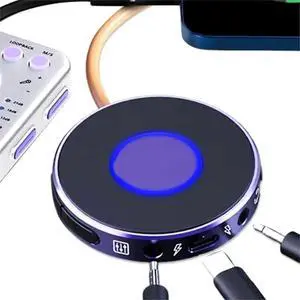 Live Dock A10 Audio Adapter with USB-C Music Recording Audio Interface for PC Computer Android Phones Live Dock A10 Audio Adapter with USB-C Music Recording Audio Interface for PC Computer Android Phones