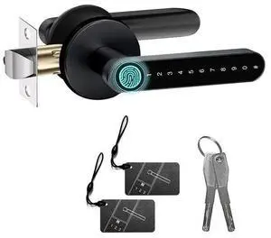 Keyless Entry Door Locks With Handle, Fingerprint Door Lock For Bedroom, APP Controlled Wireles Smart Door Lock Keyless Entry Door Locks With Handle, Fingerprint Door Lock For Bedroom, APP Controlled Wireles Smart Door Lock