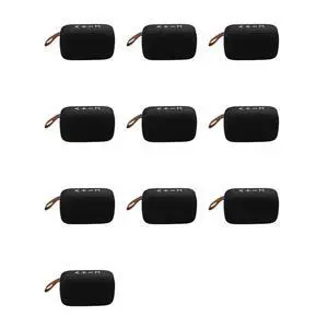 10X Speakers Outdoor Bluetooth Mini Loudspeaker Column 3D Stereo Music Player Hifi Sound Box Black 10X Speakers Outdoor Bluetooth Mini Loudspeaker Column 3D Stereo Music Player Hifi Sound Box Black