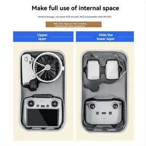 Storage Bag for FLIP Fly More Combo RC 2/RC-N3 Protection Case with Shoulder Strap for Flip Accessories Storage Bag for FLIP Fly More Combo RC 2/RC-N3 Protection Case with Shoulder Strap for Flip Accessories