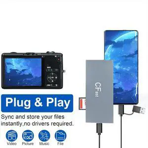 6 in 1 CFast Card Reader Read Simultaneously USB C CFast 2.0 Card Reader USB Card Reader for CFast//MS/SD/TF/XD Card 6 in 1 CFast Card Reader Read Simultaneously USB C CFast 2.0 Card Reader USB Card Reader for CFast//MS/SD/TF/XD Card