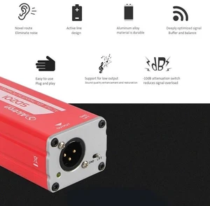 SD201 Active DI Box Impedance Transformation DIBOX Professional Stage Effects Direct Connect Box SD201 Active DI Box Impedance Transformation DIBOX Professional Stage Effects Direct Connect Box
