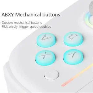 Gamepad for Switch IOS Android PC Bluetooth Controller with Hall Joystick 6- Motion Sensing A Gamepad for Switch IOS Android PC Bluetooth Controller with Hall Joystick 6- Motion Sensing A