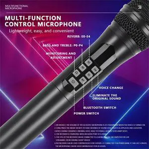 2.4G Microphone Handheld Microphone with Receiver for Singing Wedding Speech 2.4G Microphone Handheld Microphone with Receiver for Singing Wedding Speech