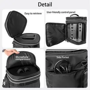 Travel Carrying Case for S1 Pro Bluetooth Speaker, Bluetooth Speaker Bag with Shoulder Straps Travel Carrying Case for S1 Pro Bluetooth Speaker, Bluetooth Speaker Bag with Shoulder Straps