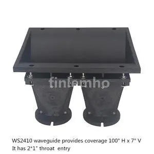 1PC Line Array DJ Speaker Horn Flare 2x1 Tweeter For 44.4mm Voice Coil HiFi Home Theater Professional Audio Mixer Public Address 1PC Line Array DJ Speaker Horn Flare 2x1 Tweeter For 44.4mm Voice Coil HiFi Home Theater Professional Audio Mixer Public Address