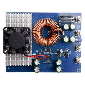 1000W 50A Step-Down Converter 25-90V to 2.5-50V Adjustable Bucks Module for Power Tool Electric Vehicle DIY Power Supply 1000W 50A Step-Down Converter 25-90V to 2.5-50V Adjustable Bucks Module for Power Tool Electric Vehicle DIY Power Supply