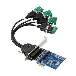 PCI-E to RS485/422 Expansion Card Industrial-Grade Serial Card Converter with Voltage Suppression Protector,2 Ports PCI-E to RS485/422 Expansion Card Industrial-Grade Serial Card Converter with Voltage Suppression Protector,2 Ports