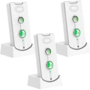 Rechargeable 3-Pack 2-Way Intercom System For Home, For House Use Featuring Adjustable Volume And Ringtones W Rechargeable 3-Pack 2-Way Intercom System For Home, For House Use Featuring Adjustable Volume And Ringtones W