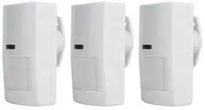 PIR Motion Detector 12V Wired Passive 3PCS Burglar Alarm 20KG Pet-Proof For Home Security Alarm System PIR Motion Detector 12V Wired Passive 3PCS Burglar Alarm 20KG Pet-Proof For Home Security Alarm System