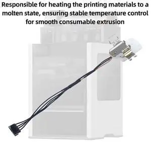 Right and Left Hotend Heating Assembly for H2D Smooth Filament Extrusion and for H2D 3D Printer Parts Right and Left Hotend Heating Assembly for H2D Smooth Filament Extrusion and for H2D 3D Printer Parts