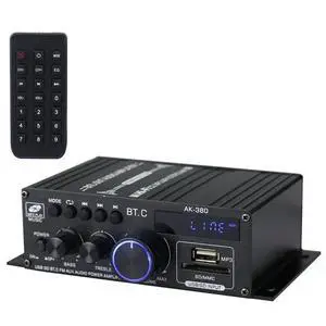 Ak380 800W 12V Power Amplifier Bluetooth Stereo Home Car BASS Audio Amp Music Player Car Speaker Class D FM USB/SD S Ak380 800W 12V Power Amplifier Bluetooth Stereo Home Car BASS Audio Amp Music Player Car Speaker Class D FM USB/SD S