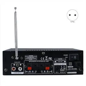 Amplifier Bt 298 Pro Home Theater Amplifier Karaoke Dual Channel Stereo Bluetooth 5.0 Maximum 800W Upgrade EU Plug Amplifier Bt 298 Pro Home Theater Amplifier Karaoke Dual Channel Stereo Bluetooth 5.0 Maximum 800W Upgrade EU Plug