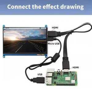 For 5 7 Inch Touch Screen 1024x600 IPS Display with Holder -Compatible Interface Capacitive Monitor For 5 7 Inch Touch Screen 1024x600 IPS Display with Holder -Compatible Interface Capacitive Monitor