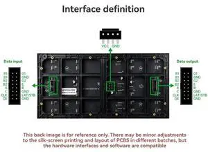 P4 LED Matrix Panel RGB Full-Color LED Display Module 80x40 Pixels 1/20 Scan HUB75 Interfaces for DIY Screen Billboards P4 LED Matrix Panel RGB Full-Color LED Display Module 80x40 Pixels 1/20 Scan HUB75 Interfaces for DIY Screen Billboards