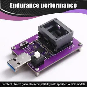 EMMC Chip Testing, BGA153 Test Socket GL3224 USB 3.0 for EMMC153 Burner Adapter to USB3.0 for Image Reading and Writing EMMC Chip Testing, BGA153 Test Socket GL3224 USB 3.0 for EMMC153 Burner Adapter to USB3.0 for Image Reading and Writing