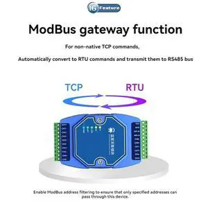 8 Way Temperature Acquisition Module Modbus RS485 PT100 RTD Gateway Watchdog Industrial 8 Way Temperature Acquisition Module Modbus RS485 PT100 RTD Gateway Watchdog Industrial
