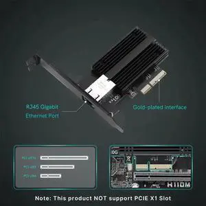 10GBps AQC113 PCIE to RJ45 Network Card 1G/2.5G/5G/10Gbps RJ45 Interface Ethernet Wired LAN Adapter for Desktop Win10/11 10GBps AQC113 PCIE to RJ45 Network Card 1G/2.5G/5G/10Gbps RJ45 Interface Ethernet Wired LAN Adapter for Desktop Win10/11
